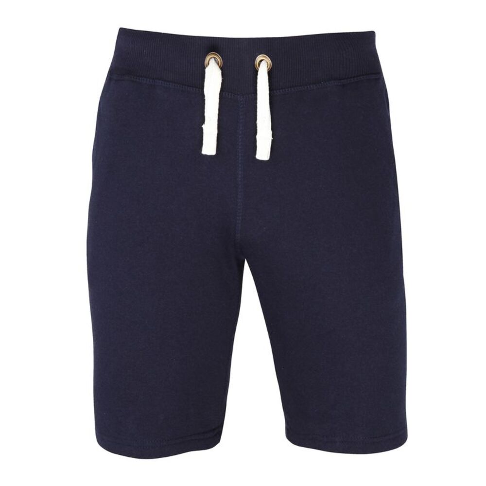 AWDis Hoods Mens Cotton Plain Heavyweight Casual Summer Campus Shorts /Bottoms /